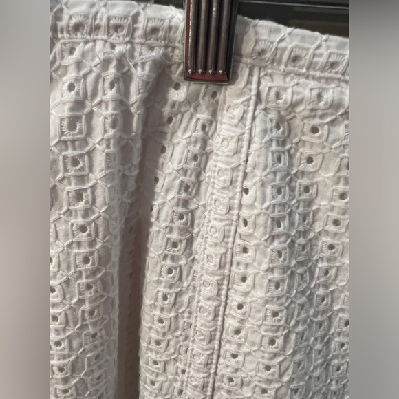 Sigrid Olsen Signature size 8 white eyelet skirt - Picture 2 of 9